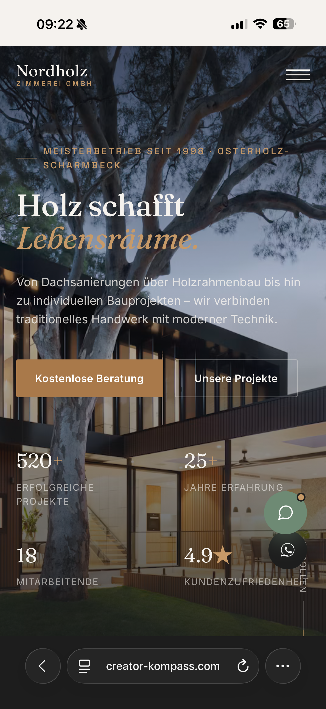 Mobile Ansicht: Nordholz Zimmerei